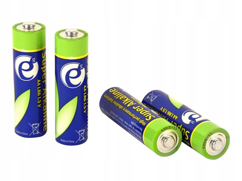 GEMBIRD alkalické baterie AA 4ks - obrázek produktu
