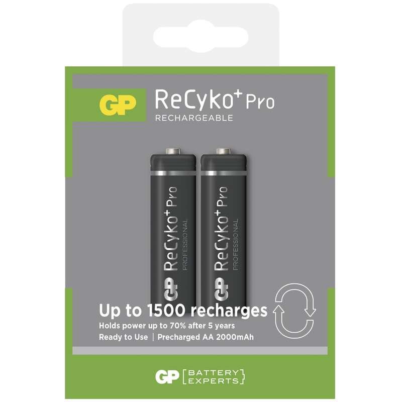 Nabíjecí baterie GP AA Recyko+ (2000mAh) 2ks - obrázek produktu
