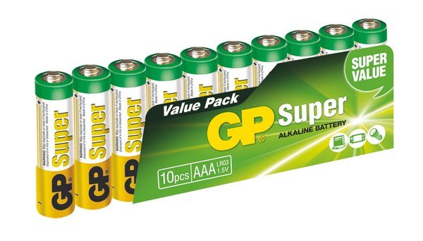 GP Super Alkaline 10ks AAA - obrázek produktu