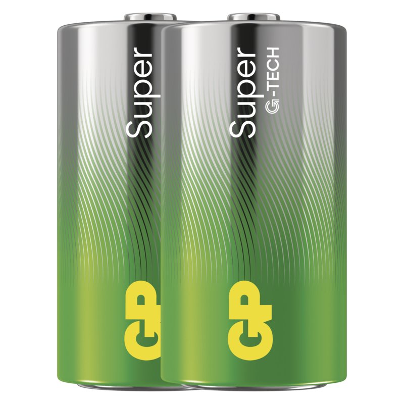 GP Alkalická baterie SUPER C (LR14) - 2ks - obrázek produktu