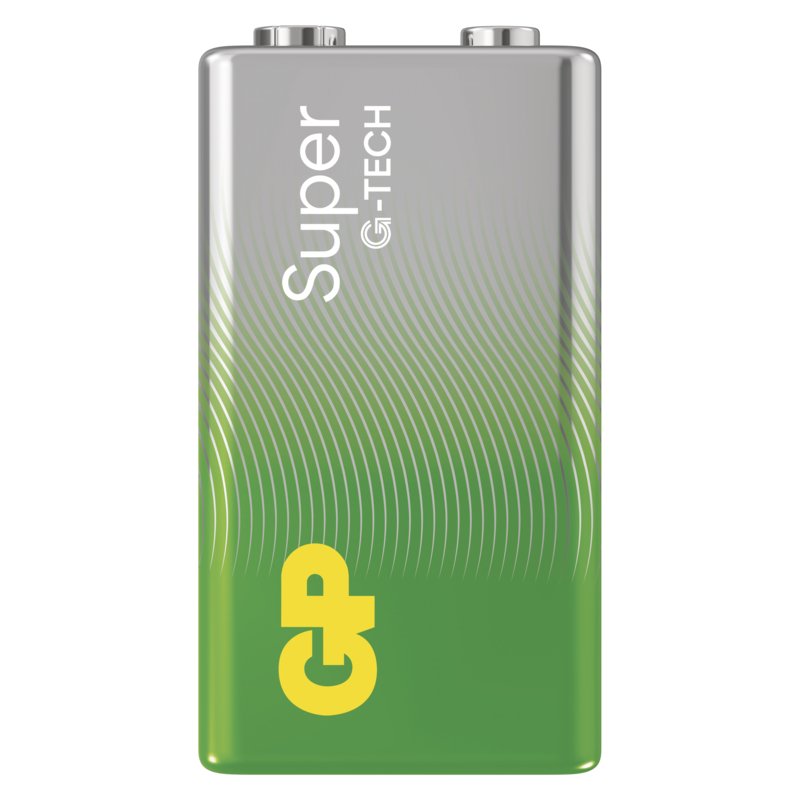 GP Alkalická baterie SUPER 9V (6LR61) - 1ks - obrázek produktu