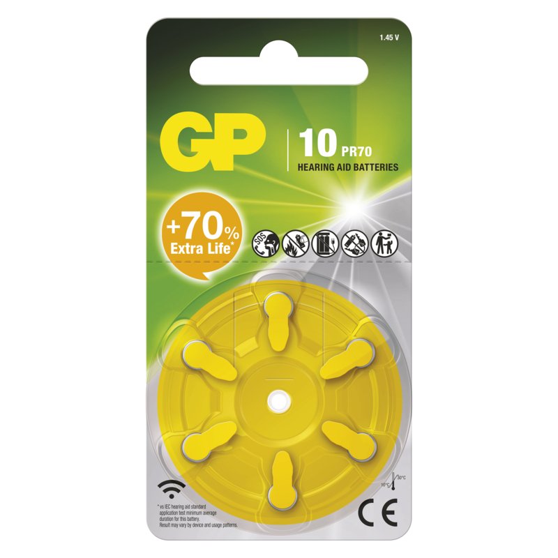 GP BATERIE DO NASLOUCHADEL ZA10F 6BL - obrázek produktu