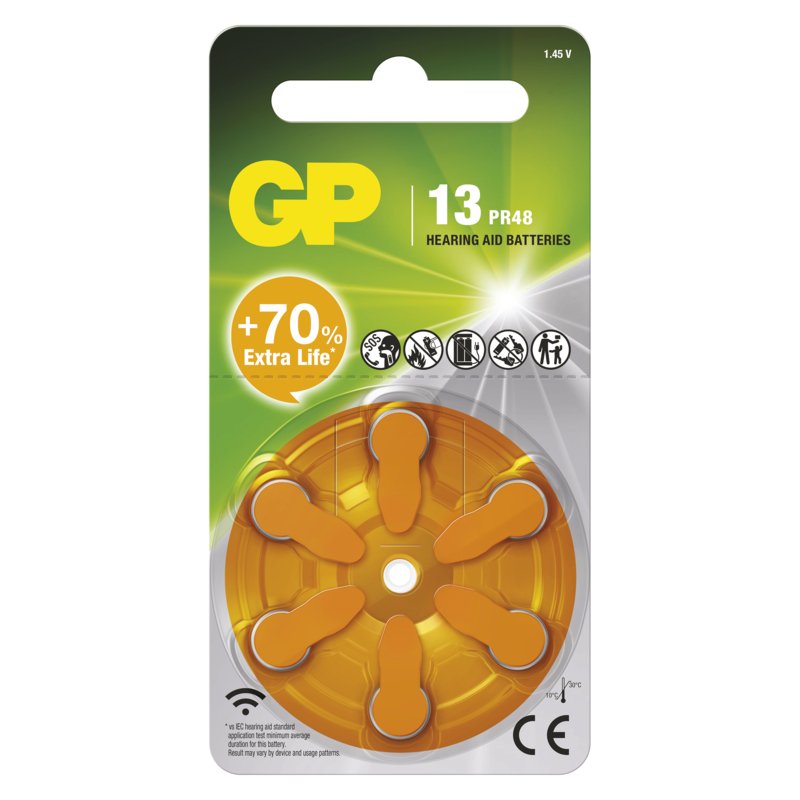 GP BATERIE DO NASLOUCHADEL ZA13F 6BL - obrázek produktu