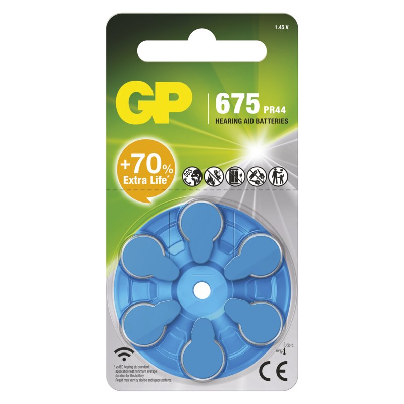 GP BATERIE DO NASLOUCHADEL ZA675F 6BL - obrázek produktu