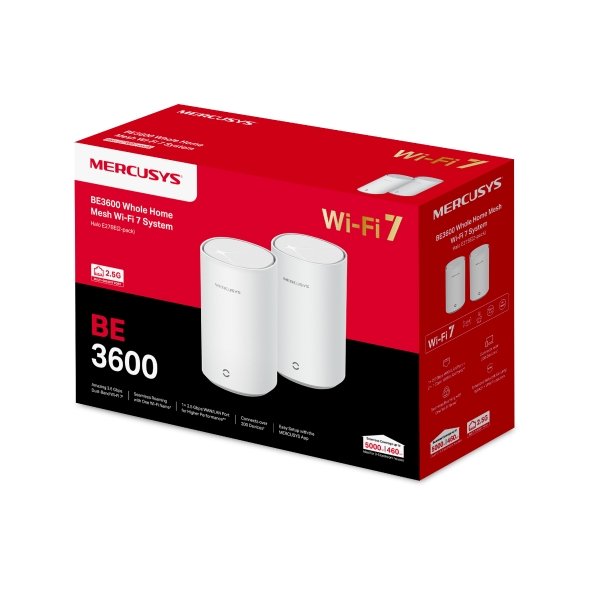 Halo E27BE(2-pack) BE3600 Home Mesh WiFi7 system - obrázek č. 8