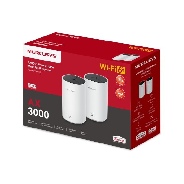 Halo E85X(2-pack) AX3000 Home Mesh WiFi6 system - obrázek č. 8
