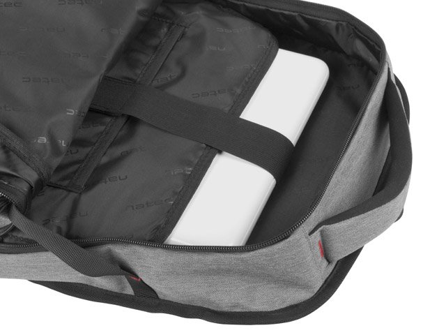NATEC batoh pro NB 15,6" ALPACA, šedý - obrázek č. 3