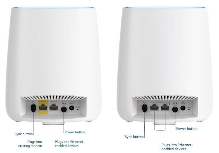 NETGEAR Orbi AC2200 Tri-band WiFi System, Router + Satellite, RBK20 - obrázek č. 2