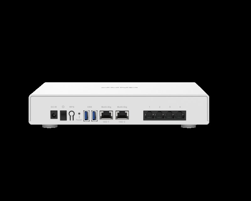 QNAP Wi-Fi 6 SD-WAN router QHora-301W (4x GbE /  2x 10GbE /  2x USB 3.2 /  8 interních antén) - obrázek č. 2