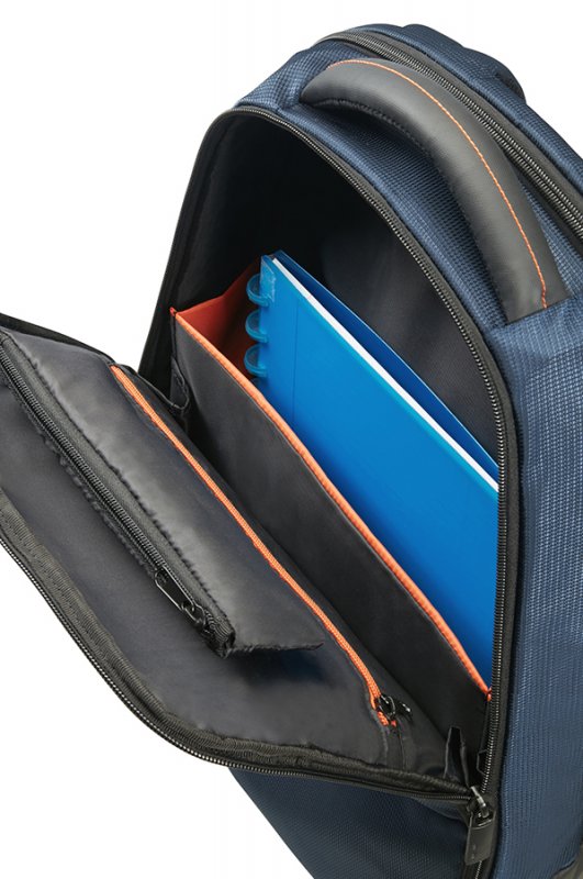 Samsonite Qibyte Laptop Backpack 15,6´´ Blue - obrázek č. 3
