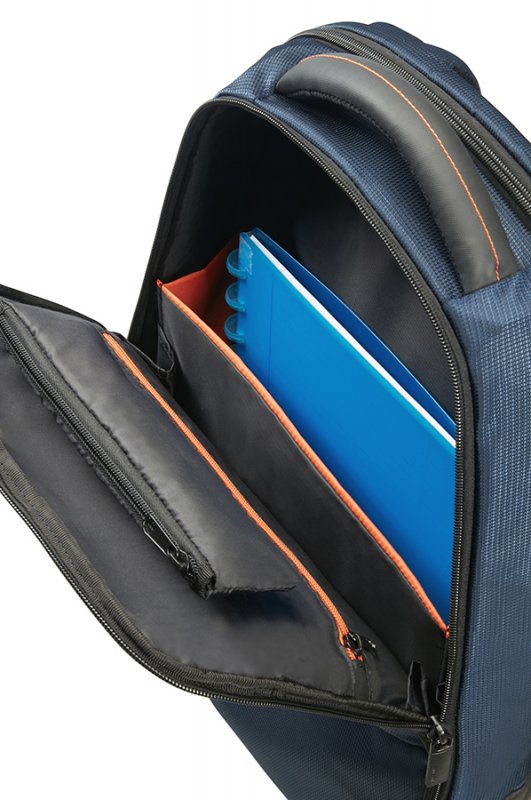Samsonite Qibyte Laptop Backpack 17,3´´ Blue - obrázek č. 1