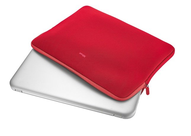 TRUST Primo Soft Sleeve for 17.3" laptops - red - obrázek produktu