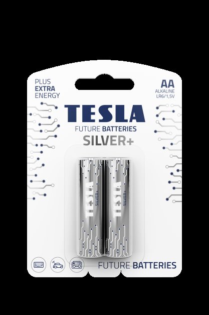 TESLA - baterie AA SILVER+, 2ks, LR06 - obrázek produktu