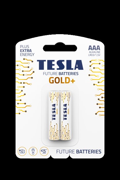 TESLA - baterie AAA GOLD+, 2ks, LR03 - obrázek produktu