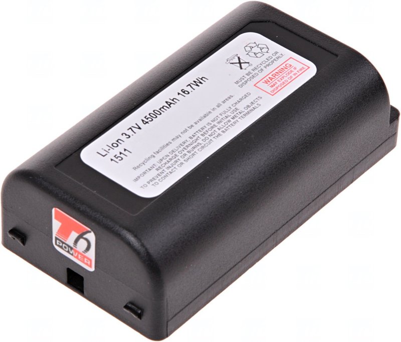 Baterie T6 power Symbol MC3000 Imager, MC3090, MC3090 Imager, MC3090 High, 4500mAh, 16,6Wh, Li-ion - obrázek č. 1