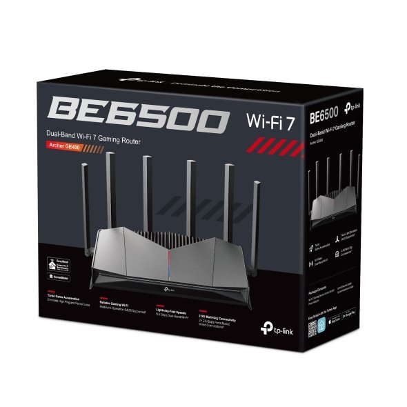 TP-Link Archer GE400 BE6500 WiFi7 Gaming router - obrázek č. 4