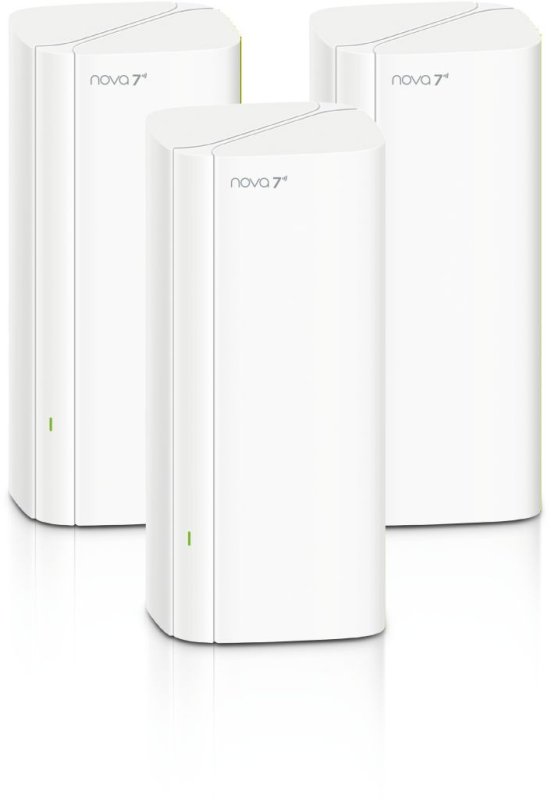Tenda Nova EE3 Pro (3-pack) WiFi7 BE3600 Mesh Gigabit system, 9x GLAN / GWAN, WPA3, VPN, CZ app - obrázek č. 1