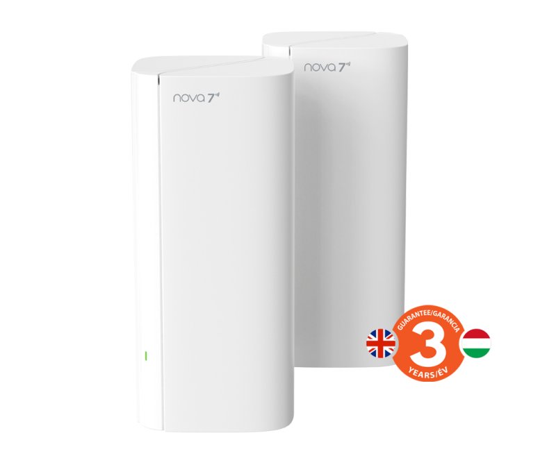 Tenda Nova ME3 Pro (2-pack) WiFi7 BE3600 Mesh Gigabit system, 6x GLAN / GWAN, WPA3, VPN, CZ app - obrázek č. 2