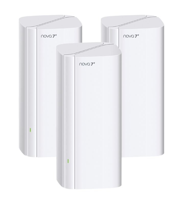 Tenda Nova ME3 Pro (3-pack) WiFi7 BE3600 Mesh Gigabit system, 9x GLAN / GWAN, WPA3, VPN, CZ app - obrázek č. 1