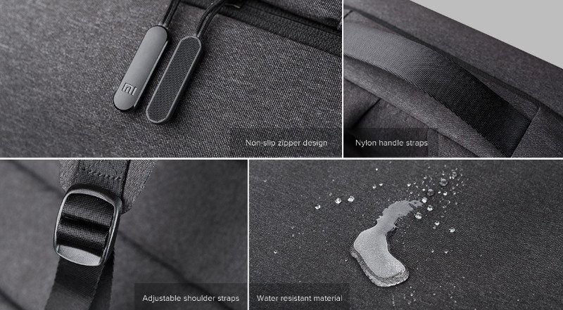 Xiaomi Mi City Backpack Dark Grey - obrázek č. 1