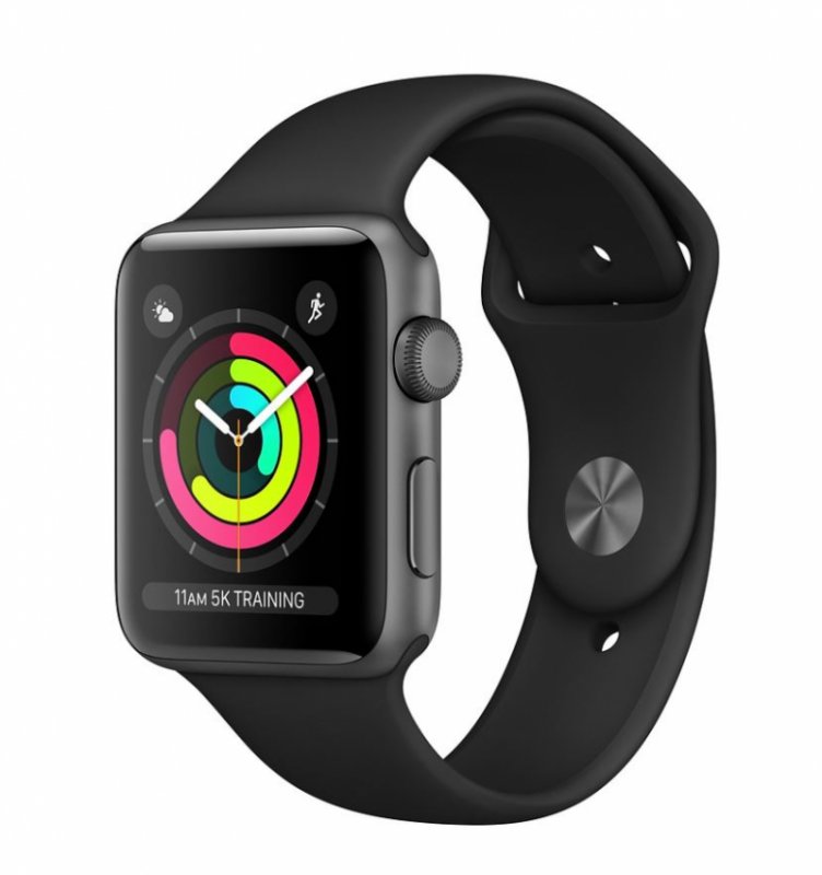 Watch S3, 38mm, Space Gr AC/ Black Sport Band - obrázek produktu