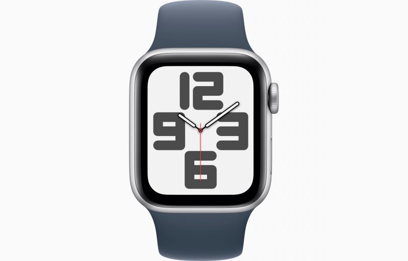 Apple Watch SE/ 40mm/ Silver/ Sport Band/ Storm Blue/ -S/ M - obrázek č. 1