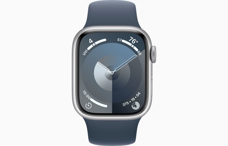 Apple Watch S9 Cell/ 41mm/ Silver/ Sport Band/ Storm Blue/ -S/ M - obrázek č. 1