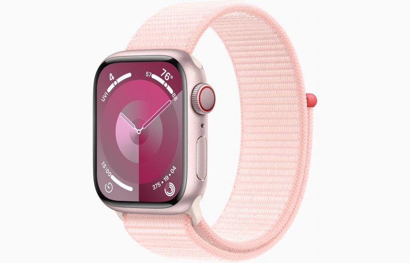 Apple Watch S9 Cell/ 41mm/ Pink/ Sport Band/ Light Pink - obrázek produktu