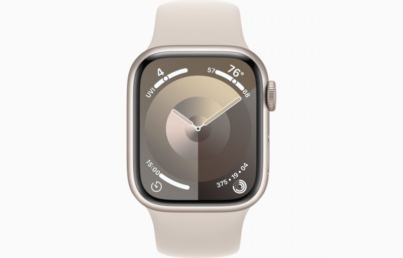 Apple Watch S9 Cell/ 45mm/ Starlight/ Sport Band/ Starlight/ -S/ M - obrázek č. 1