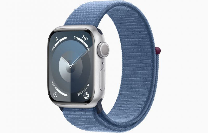 Apple Watch S9/ 41mm/ Silver/ Sport Band/ Winter Blue - obrázek produktu