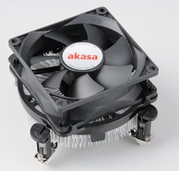 AKASA chladič CPU - Intel 115x, 775 - hliníkové - obrázek produktu