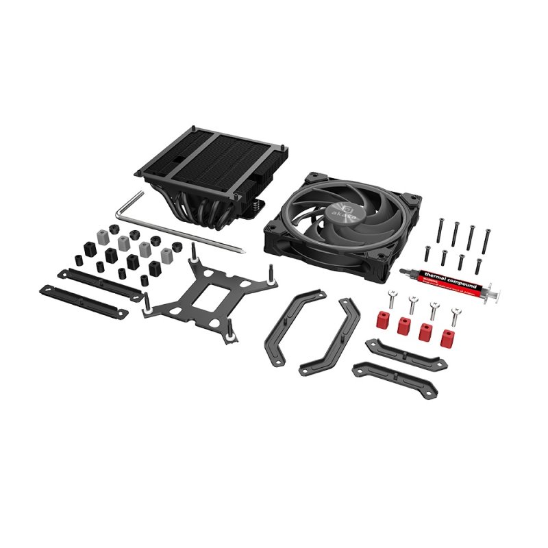 AKASA chladič CPU - SOHO H6L RGB - obrázek č. 4