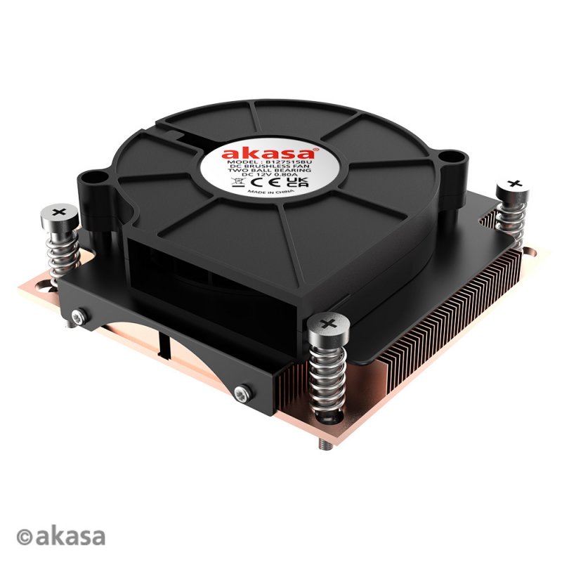 AKASA chladič CPU - měděný LGA1700 low profile - obrázek produktu