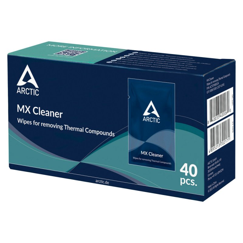 ARCTIC MX čisticí ubrousky (40ks) - obrázek produktu