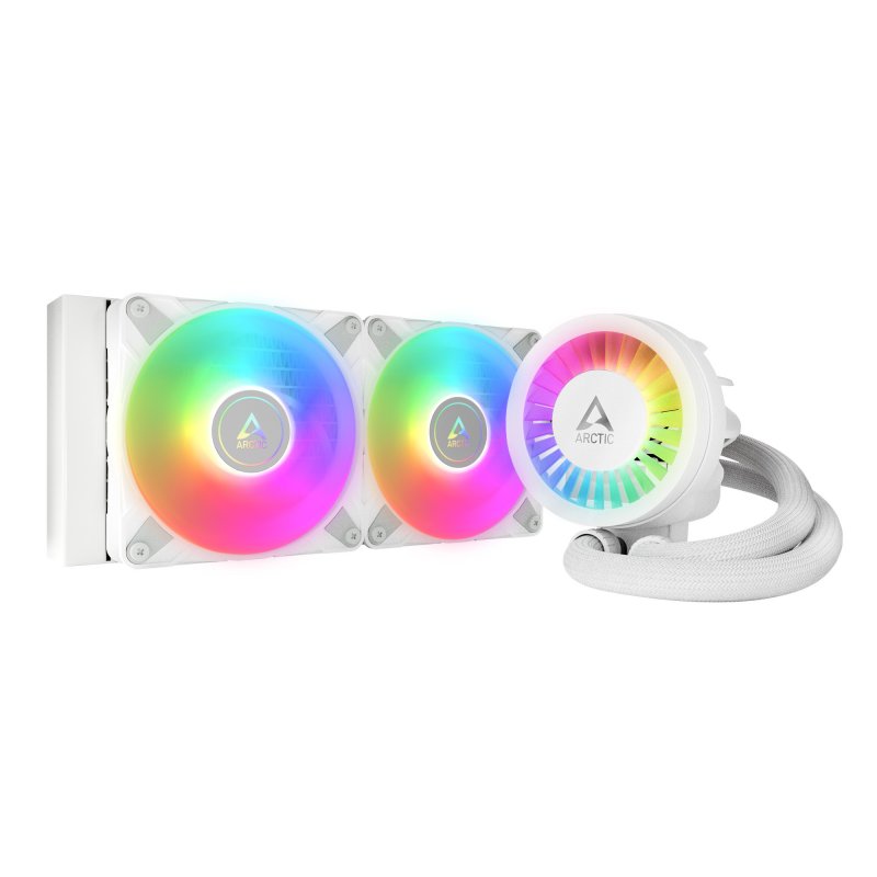 ARCTIC Liquid Freezer III - 240 A-RGB (White) : All-in-One CPU Water Cooler with 240mm radiator and - obrázek produktu