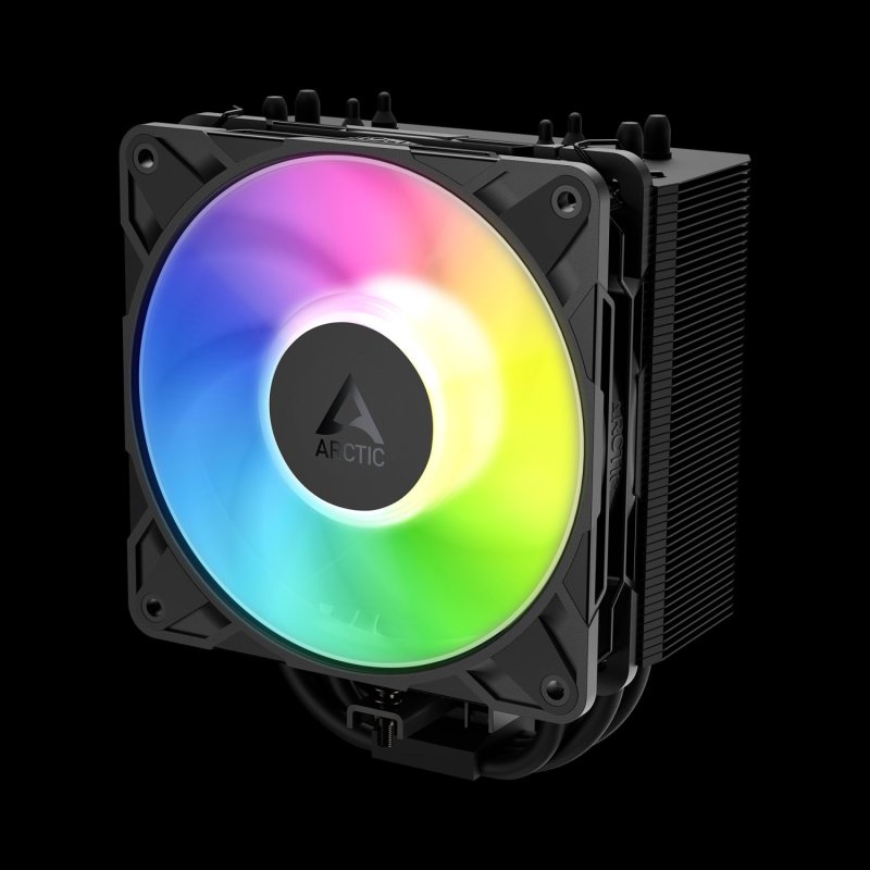 ARCTIC Freezer 36-S A-RGB (Black) (BULK) - Výkonný celočerný věžový chladič CPU s úchvatným podsvíce - obrázek produktu