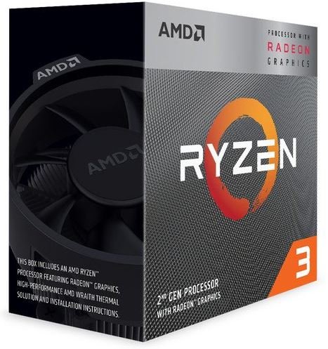 CPU AMD Ryzen 3 3200G 4core (3,6GHz) Wraith - obrázek produktu