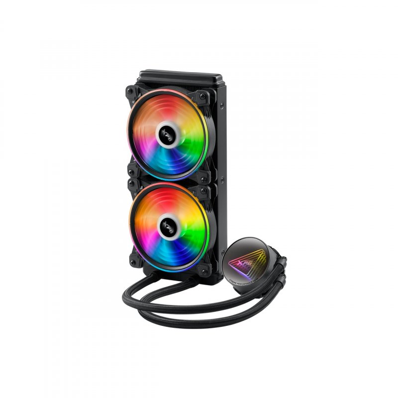 XPG Levante X 240 vodní chlazení CPU, RGB, černá - obrázek č. 1