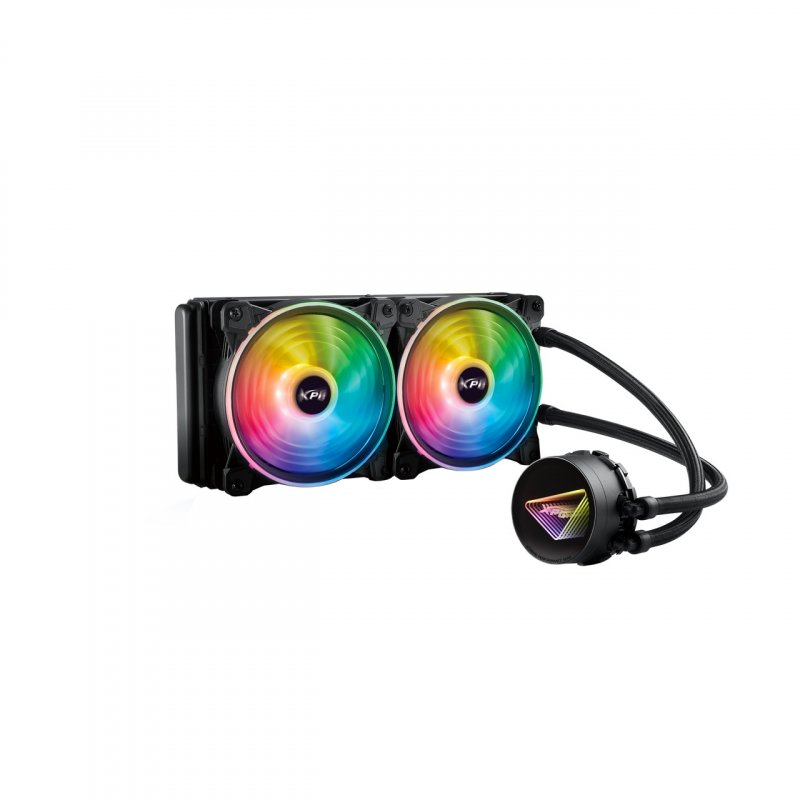 XPG Levante X 240 vodní chlazení CPU, RGB, černá - obrázek produktu