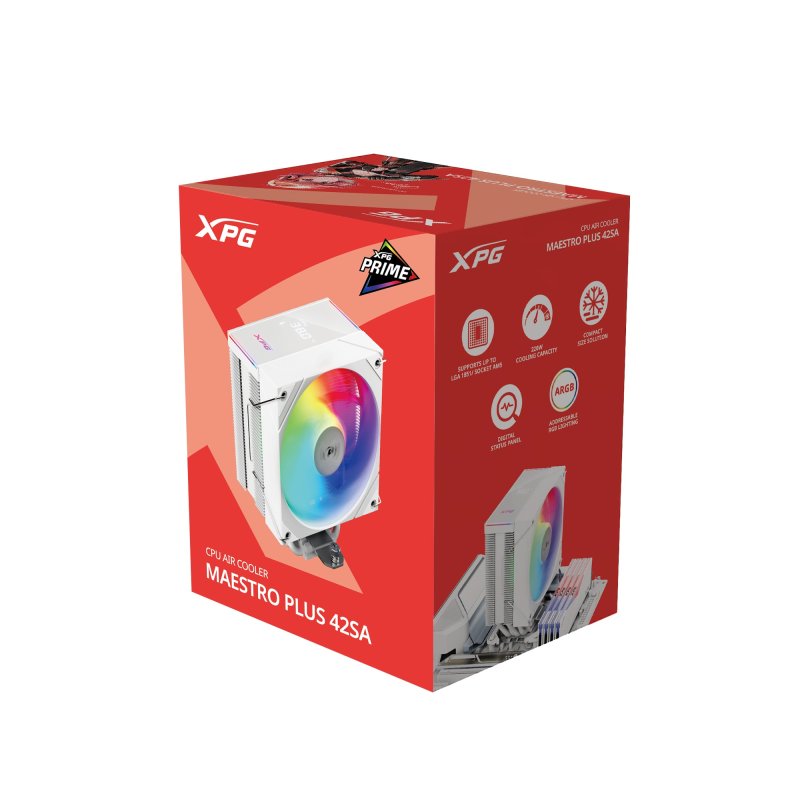 Adata XPG MAESTRO 42SA Plus CPU chladič RGB s digitálním panelem - obrázek č. 1