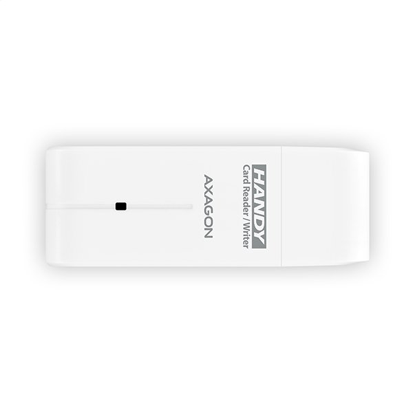 AXAGON CRE-D4, USB 2.0 externí HANDY čtečka 4-slot SD/ MicroSD/ MS/ M2, bílá - obrázek č. 5