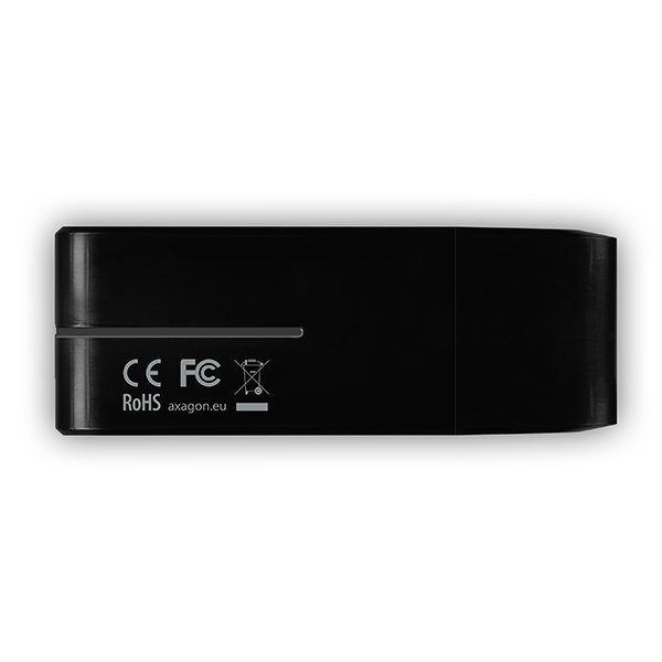 AXAGON CRE-D4B, USB 2.0 externí HANDY čtečka 4-slot SD/ MicroSD/ MS/ M2, černá - obrázek č. 6