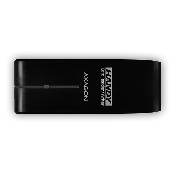 AXAGON CRE-D4B, USB 2.0 externí HANDY čtečka 4-slot SD/ MicroSD/ MS/ M2, černá - obrázek č. 5