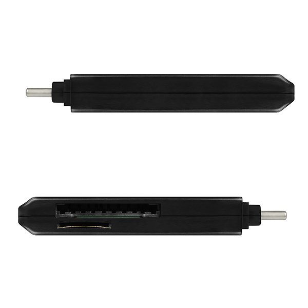 AXAGON CRE-S2C, USB 3.1 Type-C - externí SLIM čtečka 2-slot SD/ microSD, podpora UHS-I - obrázek č. 8