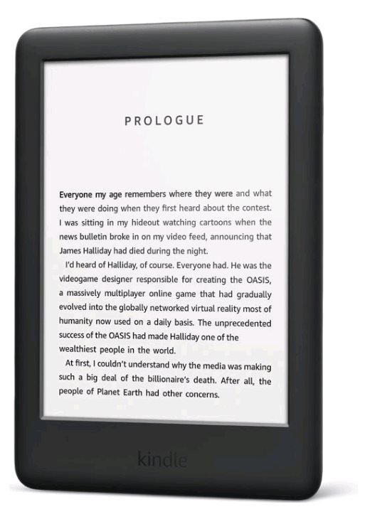 E-book AMAZON KINDLE TOUCH 2020, 6", 8GB E-ink podsvícený displej, WIFi, černý, SPONZOROVANÁ VERZE - obrázek produktu