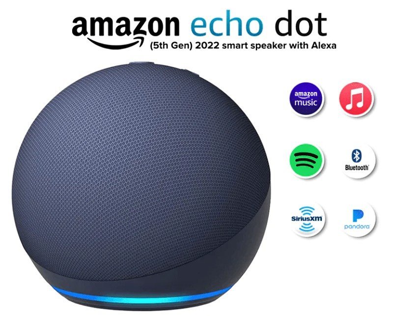 Hlasový asistent Amazon Echo Dot 5 blue - obrázek č. 1