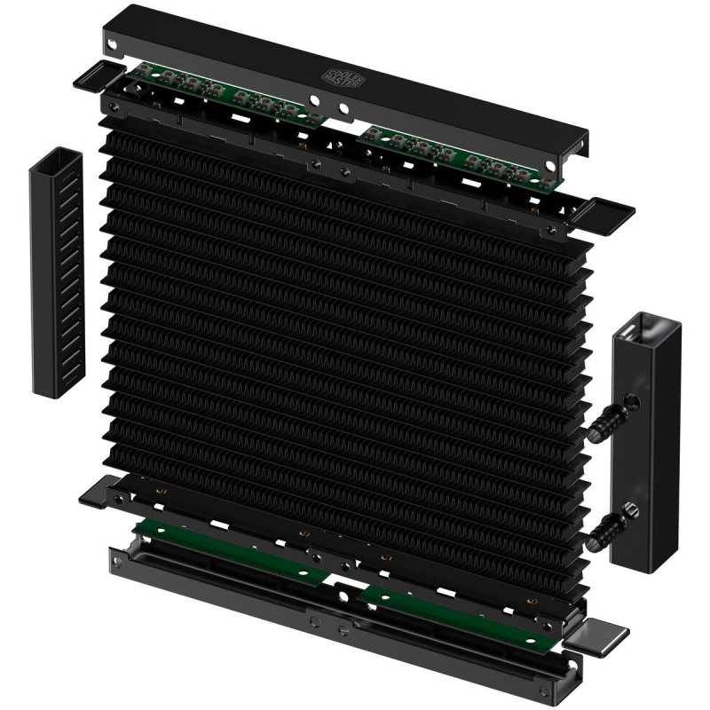 vodní chladič Cooler Master MasterLiquid ML120R RGB, 157mm x 120mm radiátor, 2 x 120mm RGB ventiláto - obrázek č. 4