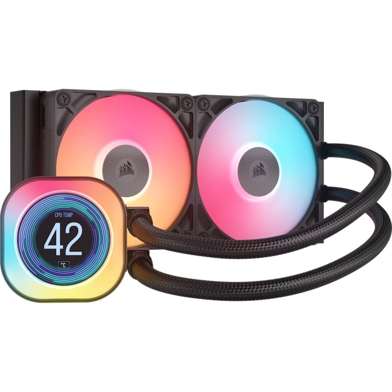 CORSAIR iCUE LINK TITAN 240 RX RGB AIO LCD, 240mm - obrázek č. 1