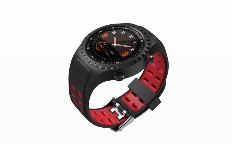 EVOLVEO SportWatch M1S, chytré sportovní hodinky s podporou SIM, červenočerný pásek - obrázek č. 3