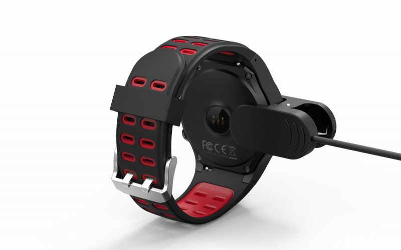EVOLVEO SportWatch M1S, chytré sportovní hodinky s podporou SIM, červenočerný pásek - obrázek č. 5